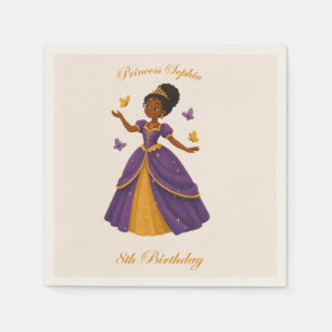 A Royal Princess birthday napkins