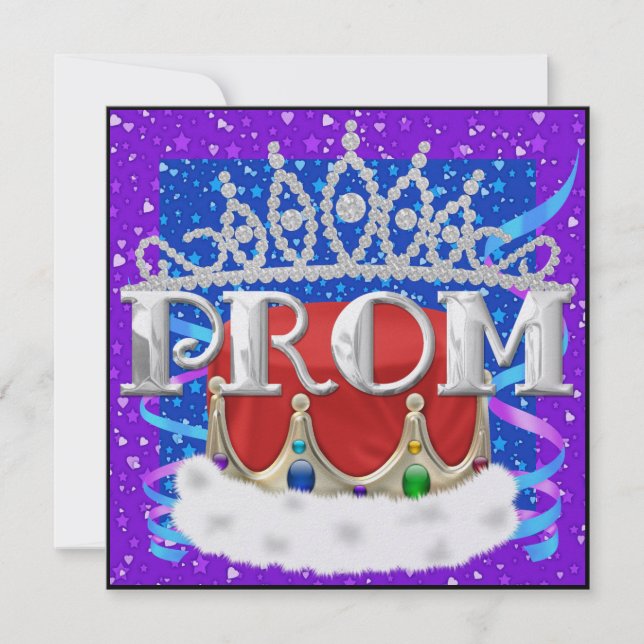 A Royal PROM Party - SRF Invitation (Front)
