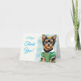 A Royal Thank You Card