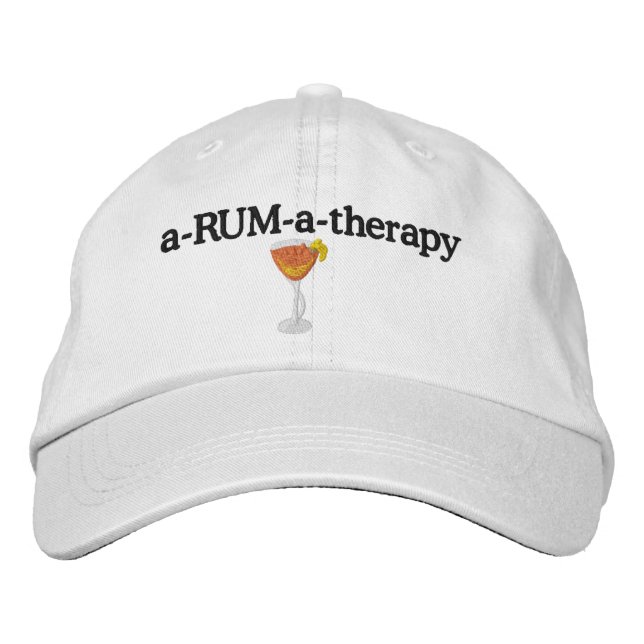 a-RUM-a-therapy Orange Rum Blossom Cap (Front)