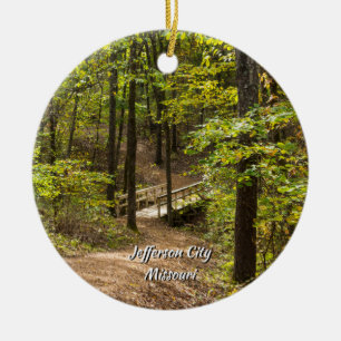 A Runge Pathway Ceramic Ornament