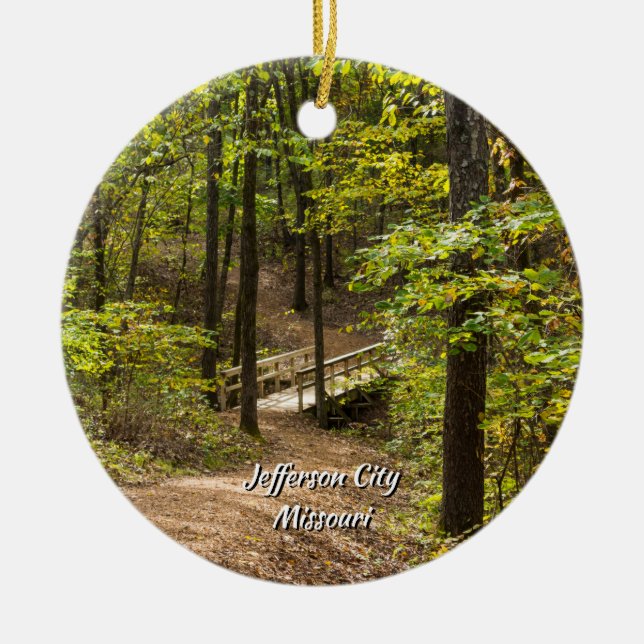 A Runge Pathway Ceramic Ornament (Front)
