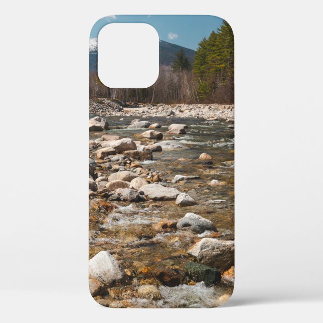 A running stream river with clear water flowing wi Case-Mate iPhone case (Back)