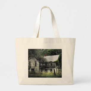 A Rural Missouri Abandoned House Large Tote Bag