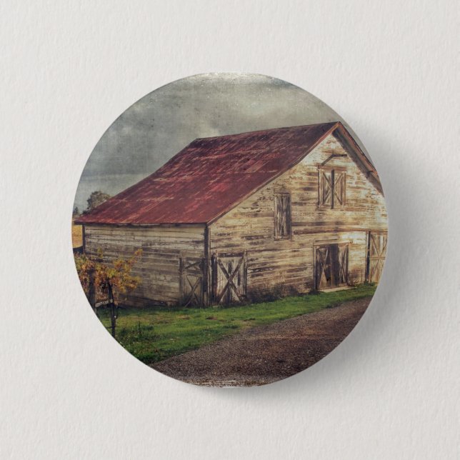 A Rustic Barn 6 Cm Round Badge (Front)