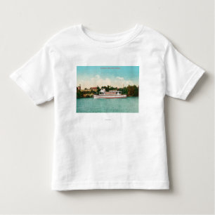 A Sacramento River Scene with a Riverboat Toddler T-Shirt