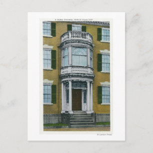 A Safford Porch, a Salem Doorway Postcard
