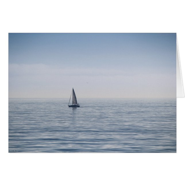 A Sailboat on a Calm Sea (Front Horizontal)