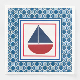 A Sailing We Go Napkin