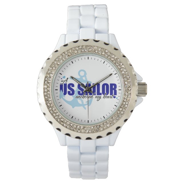 A Sailor Anchored My Heart Watch (Front)