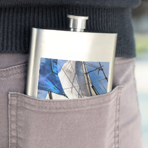 A Sailor Is An Artist And His Medium The Wind Hip Flask