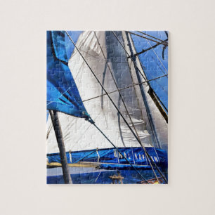 A Sailor Is An Artist And His Medium The Wind Jigsaw Puzzle