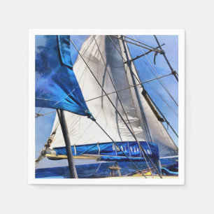 A Sailor Is An Artist And His Medium The Wind Napkin