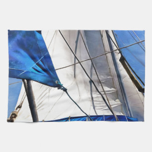 A Sailor Is An Artist And His Medium The Wind Tea Towel