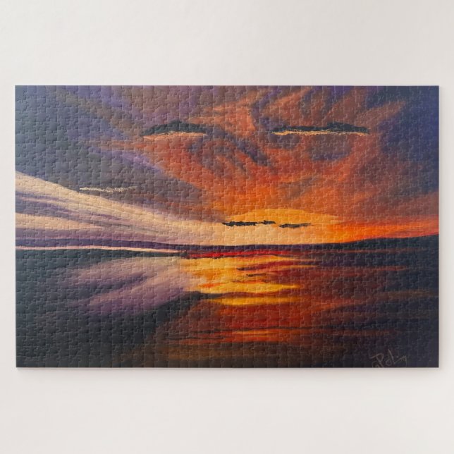 A San Diego Sunset, Original by Gary Poling Jigsaw Puzzle (Horizontal)