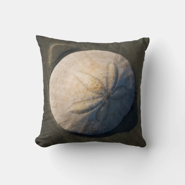 A Sand Dollar On The Beach Cushion (Front)