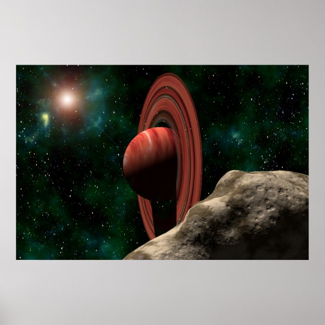  A Saturn Like Planet Poster (Front)