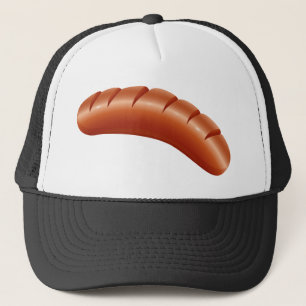 A sausage trucker hat