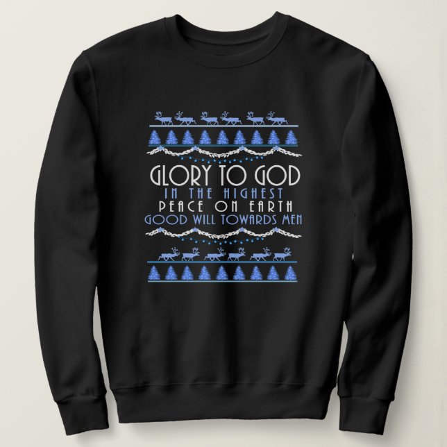 A Savior Christ The Lord Christmas Sweatshirt (Design Front)