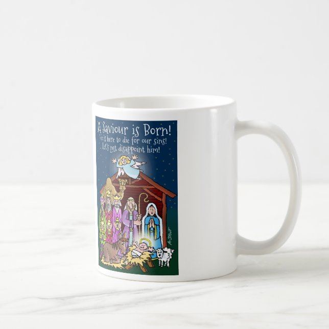 A Saviour is Born! - Coffee Mug (Right)