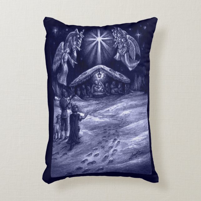 A Saviour is Born! Decorative Cushion (Front(Vertical))