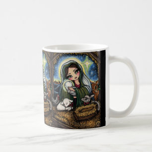 A Saviour is Born Virgin Mary Nativity Christmas Coffee Mug
