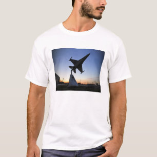 A scale model of an F-16 C Fighting Falcon T-Shirt