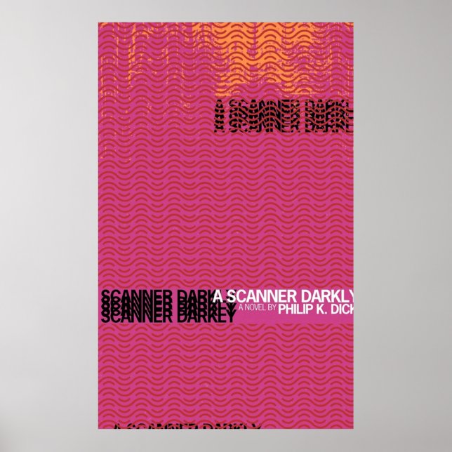 A Scanner Darkly  Book cover design Poster (Front)