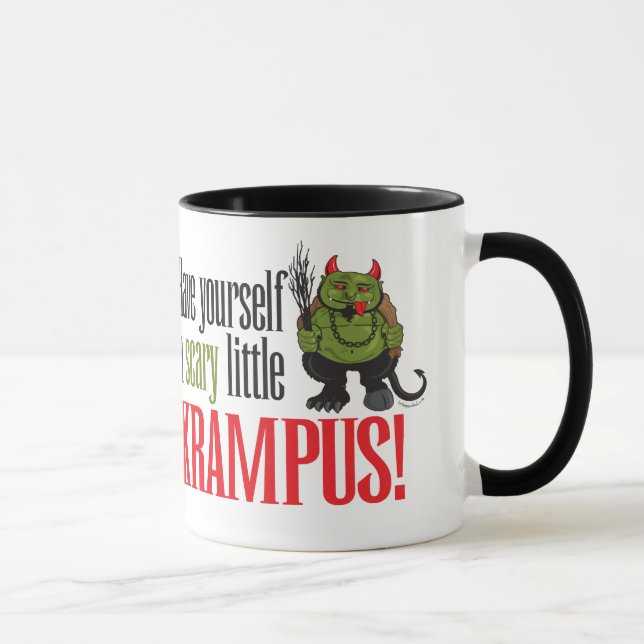 A scary little Krampus Mug (Right)