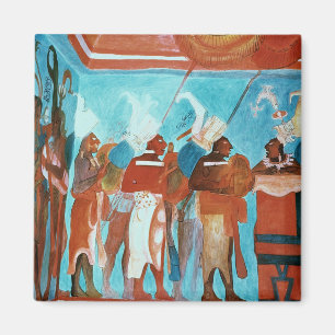 A Scene from Life, depicting musicians playing dru Magnet