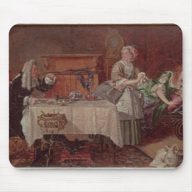 A Scene from 'Tartuffe' by Moliere, 1850 Mouse Pad (Front)