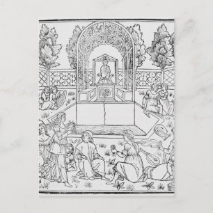 A Scene from the Decameron Postcard