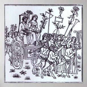 A Scene from the Decameron Poster