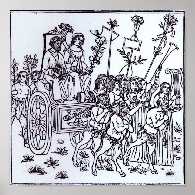 A Scene from the Decameron Poster (Front)