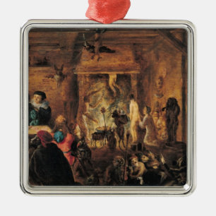 A Scene of Sorcery, 1633 Metal Tree Decoration