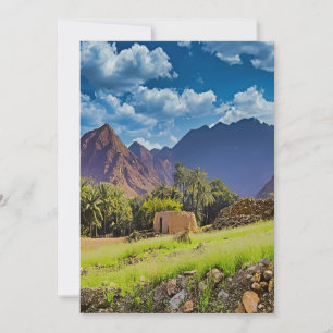 A Scenic Landscape of the UAE Holiday Card