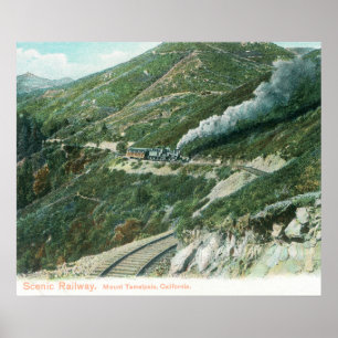 A Scenic Railway ViewMt. Tamalpais, CA Poster