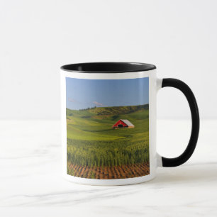 A scenic view of a barn in Moscow Idaho. Mug