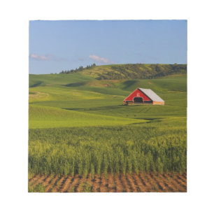 A scenic view of a barn in Moscow Idaho. Notepad