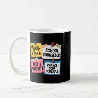 A School Counsellor Funny Education Schedule Offic Coffee Mug