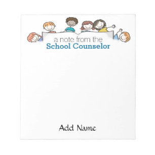 A School Counsellor's Custom Notepad