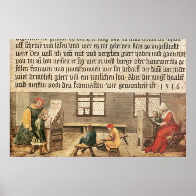 A School Teacher Poster (Front)