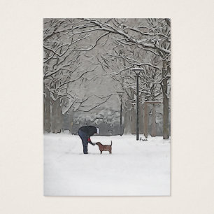 a scoop of snow