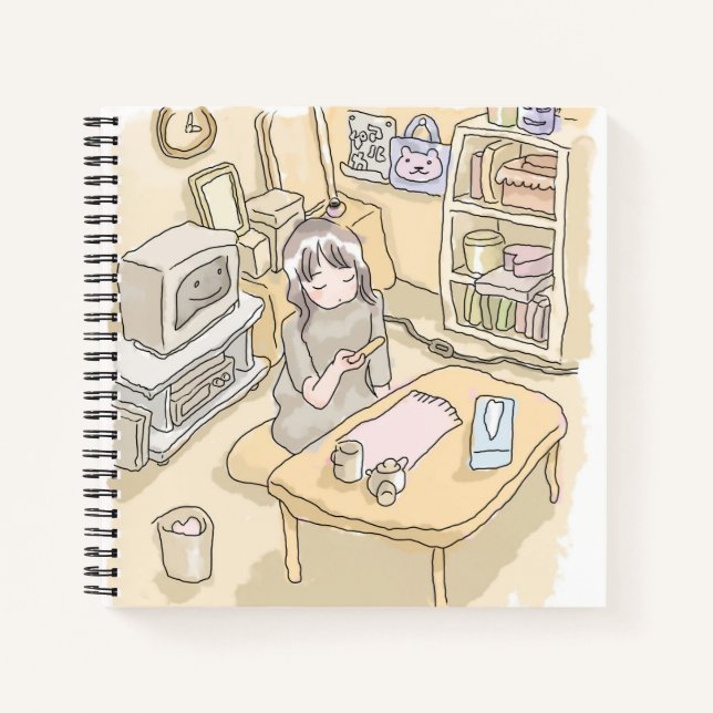 a scooping room notebook (Front)
