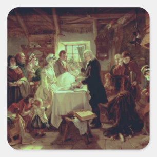 A Scottish Christening Square Sticker