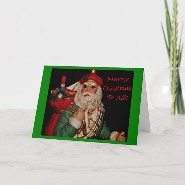 A Scottish Santa Holiday Card (Front)