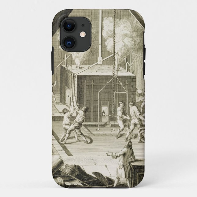 A sculptor's foundry, from the 'Encyclopedie des S Case-Mate iPhone Case (Back)