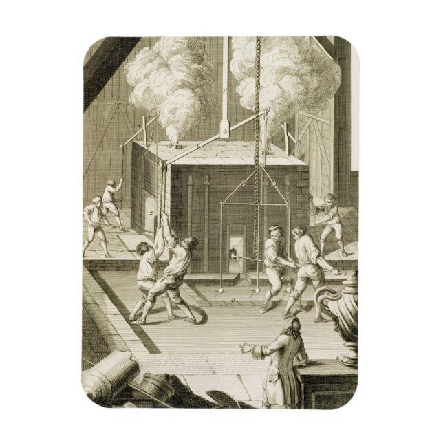 A sculptor's foundry, from the 'Encyclopedie des S Magnet (Vertical)