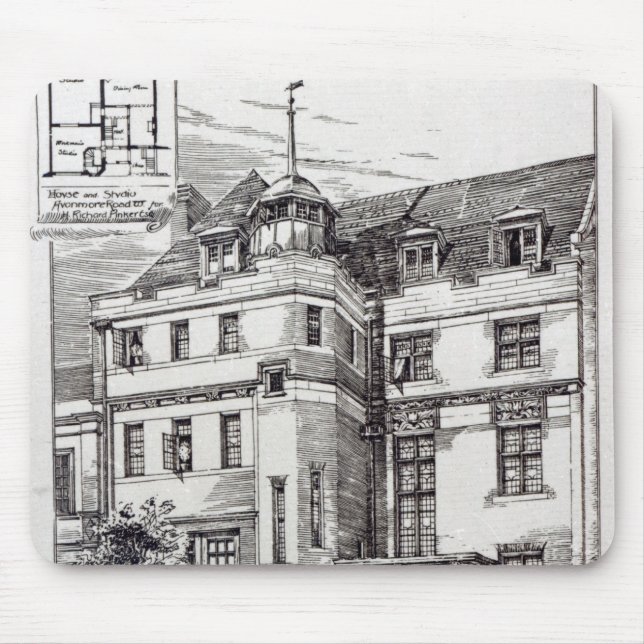 A Sculptors Studio, 1892 Mouse Pad (Front)