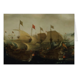 A Sea Action, possibly the Battle of Cadiz, 1596